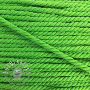 Cordino di cotone ritorto 5 mm neon green