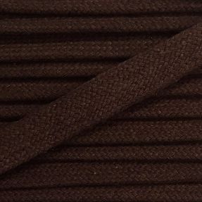 Cotton cord flat 17 mm brown