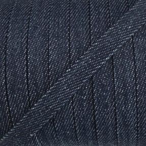 Cotton cord flat 10 mm Denim navy