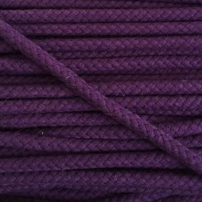 Cotton cord 8 mm purple