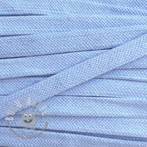 Cordino di cotone piatto 15 mm light blue