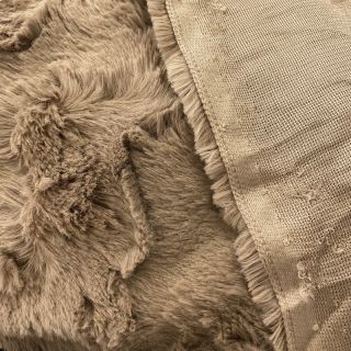 Faux fur light brown