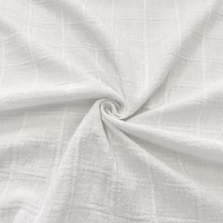 Madeira embroidery DOBBY Square white