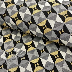 Tessuto decorativo jacquard Diamond cube luxury