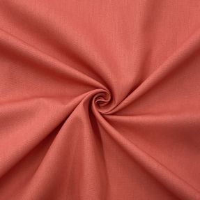 Cotton poplin dark coral