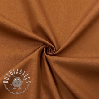 Popeline di cotone dark cognac