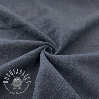 Lino prelavato STONEWASHED dark blue