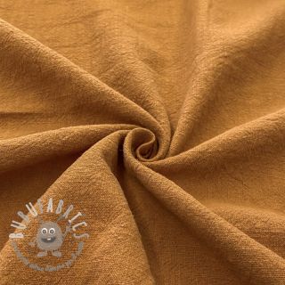 Lino prelavato STONEWASHED cognac