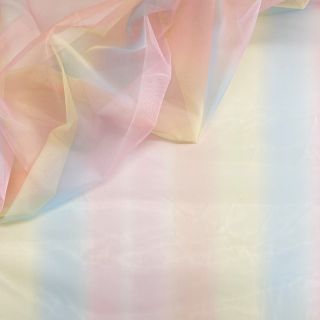 Tulle netting ROYAL Rainbow multicolor