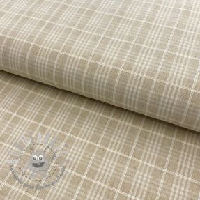 Viscosa con lino Check natural