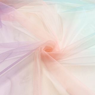 Tulle netting Rainbow design J