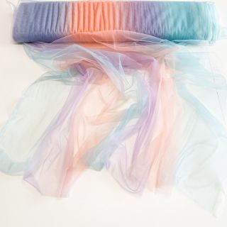 Tulle netting Rainbow design J