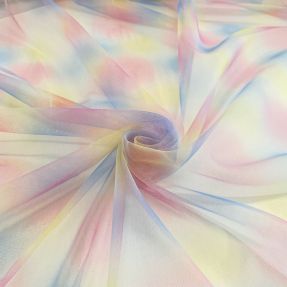 Tulle netting Rainbow design H