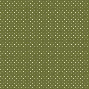 Cotton fabric Petit dots green