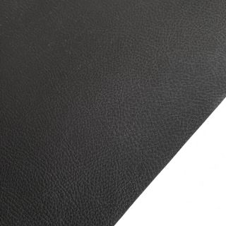 Faux leather Tanneur double face noir daim