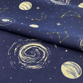 Decoration fabric premium GLOW IN THE DARK Milkyway sky