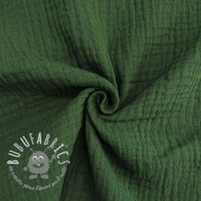 Mussola/Doppia garza dark green