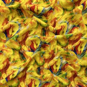 Viscose Watercolour design B digital print