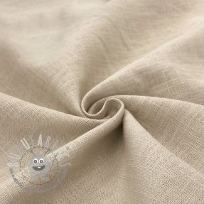 Lino prelavato beige