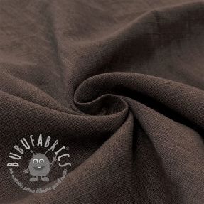 Lino prelavato dark brown