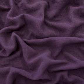 Double gauze/muslin BAMBOO violet