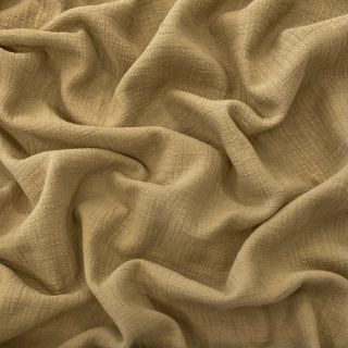 Double gauze/muslin BAMBOO dark sand