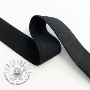 Elastico liscio 2,5 cm black