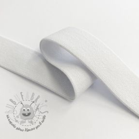 Elastico liscio 2,5 cm white