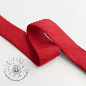 Elastico liscio 2,5 cm red