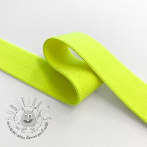 Elastico liscio 2,5 cm neon yellow