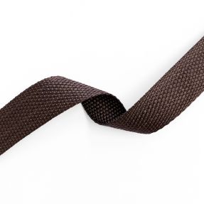 Webbing 2,5 cm choco