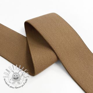 Elastico liscio 4 cm brown