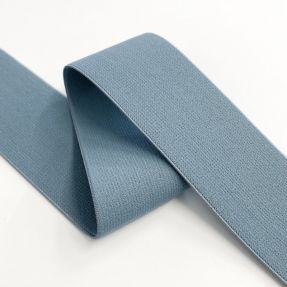 Elastic 4 cm steel blue