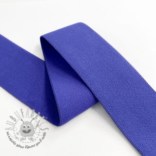 Elastico liscio 4 cm cobalt