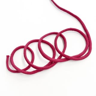 Cotton cord 3 mm fuchsia