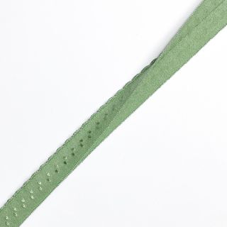 Bias binding elastic 12 mm LUXURY basil