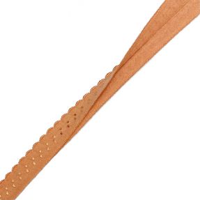 Bias binding elastic 12 mm LUXURY caramel