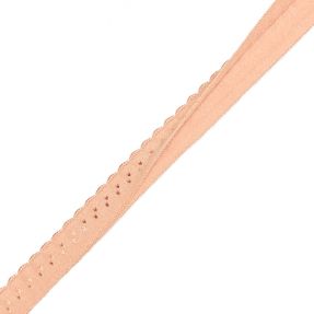 Bias binding elastic 12 mm LUXURY salmon