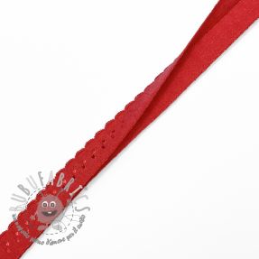 Elastico per bordatura 12 mm LUXURY red