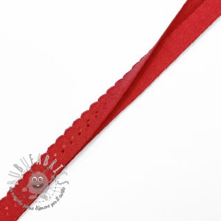 Elastico per bordatura 12 mm LUXURY red