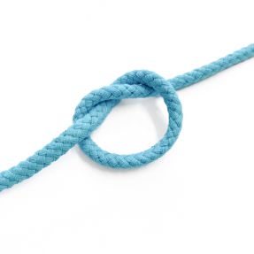 Cotton cord 5 mm ocean blue