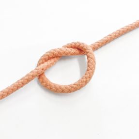 Cotton cord 5 mm peach