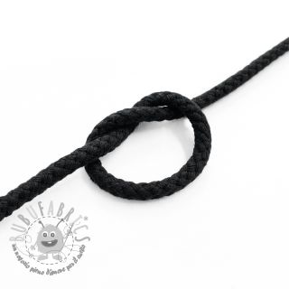 Cordino di cotone 5 mm black