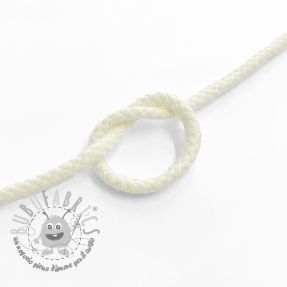 Cordino di cotone 5 mm off white