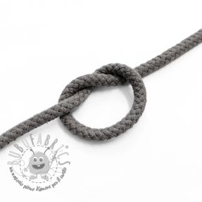 Cordino di cotone 5 mm dark grey