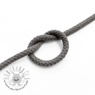 Cordino di cotone 5 mm dark grey