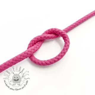 Cordino di cotone 5 mm fuchsia