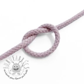 Cordino di cotone 5 mm washed pink