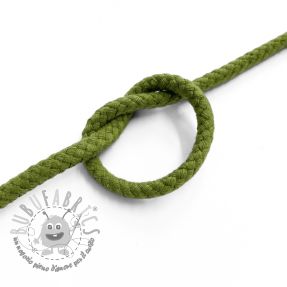 Cordino di cotone 5 mm olive green