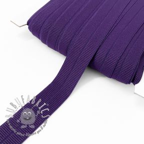 Elastico per bordatura matt 20 mm RIB purple